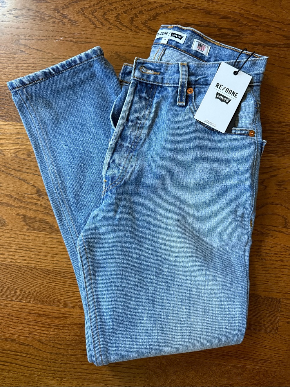 Re/Done Levi's High Rise Ankle Crop NWT